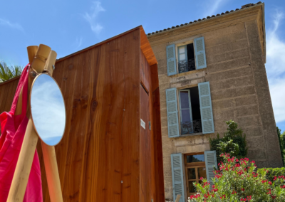 Toilettes sèches pour un mariage