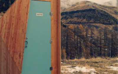 Toilettes sèches pour un restaurant d’altitude