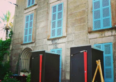 Toilettes sèches pour un mariage