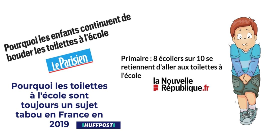 extraits de presse sur les toilettes à l'école