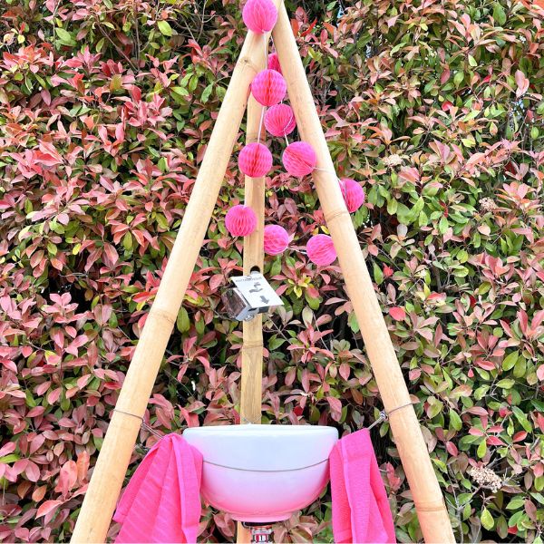 lavabo-rose-mariage lavabo rose mariage