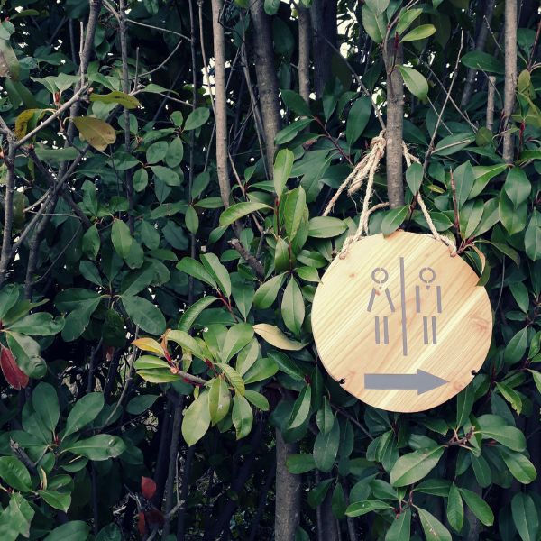 signaletique-toilettes-mariage signaletique pour les toilettes à un mariage