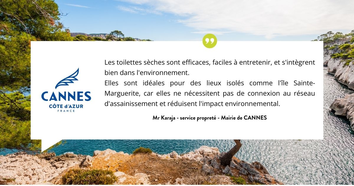 cannes-plage-toilettes-seches toilettes sèches sur la plage à Cannes