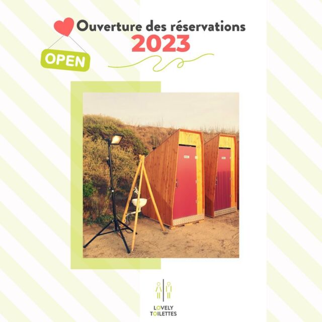 🗓 PLANNING 2023 OPEN 

C’est le JOUR J ! 

Nous sommes heureux de vous annoncer l’ouverture des réservations pour le planning 2023. 

Pour réserver, c'est très simple ! 

💻 Il vous suffit de vous rendre sur notre site internet (lien dans la bio) afin d’en apprendre davantage. Découvrez nos différentes lovely solutions pour vos mariages, vos festivals ou autres jolis événements. 

Puis, envoyez-nous un e-mail : 📧contact@lovelytoilettes.com ou contactez-nous au 📞 06 78 71 43 91.

🤍 Ensemble nous personnaliserons au mieux votre demande. 

______________________

#toilettesseches #planning2023 #entreprisefrancaise #ecologie #environnement #mariages #festivals #montagne #plage #tourismedurable #ecoresponsable #evenementiel